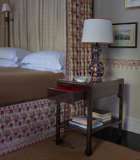 NARROW GAZEBO BEDSIDE TABLE